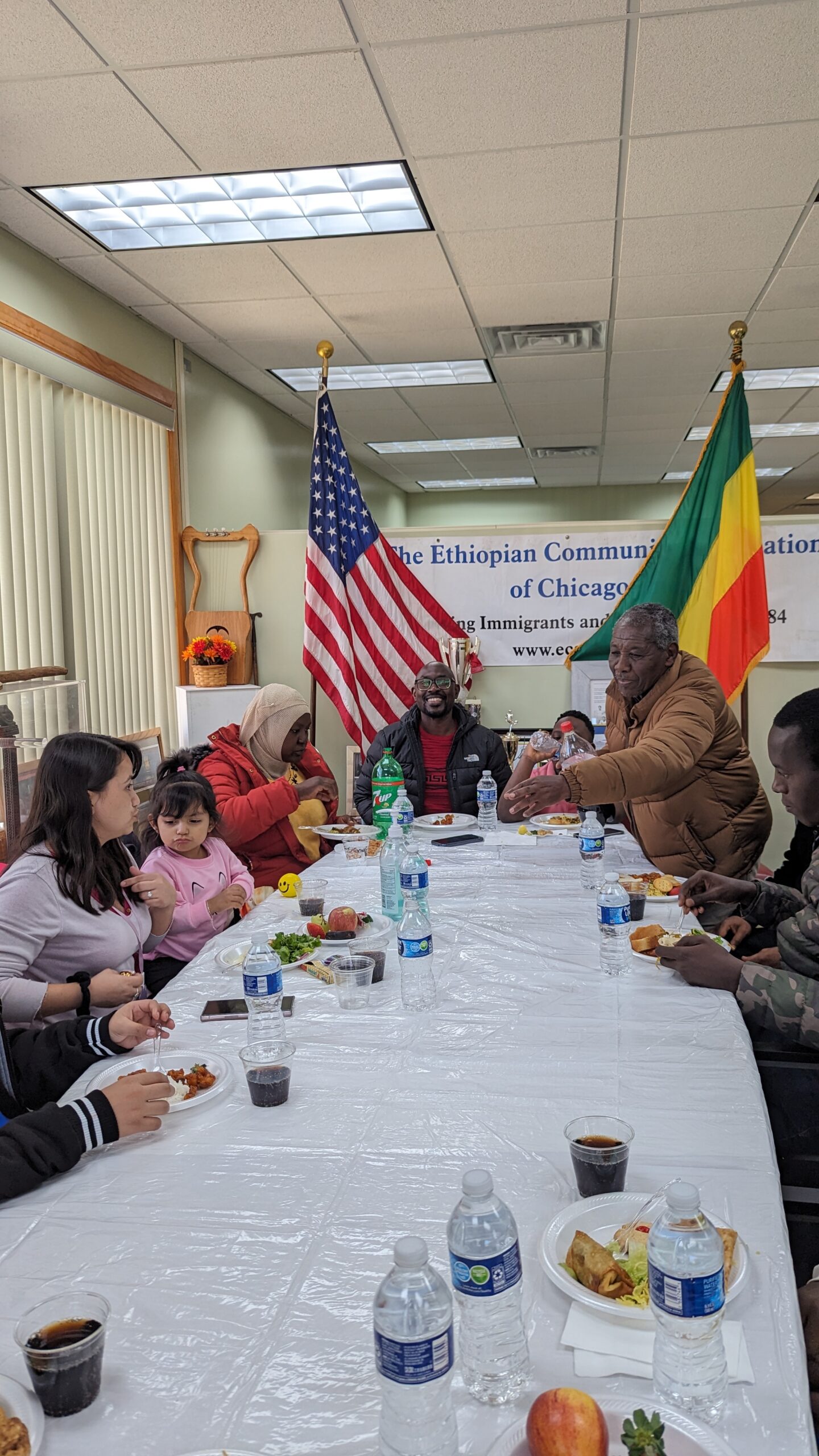 ECAC staff, families, and community members gathered in Chicago.